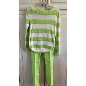 Girls Crazy 8 Jeans and Sweater Outfit 2 Piece Size‎ XL 14 Super Cute